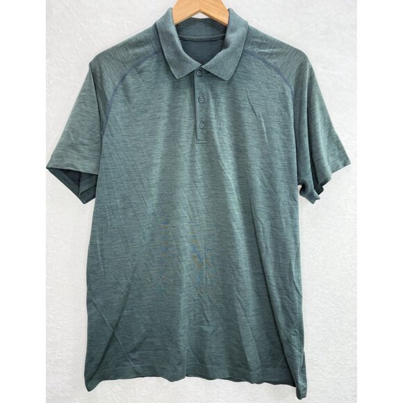 Lululemon Men's Metal Vent Tech Polo Shirt Size XL - Picture 2 of 7